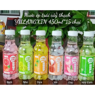 Nước ép trái cây thạch yulangxin chai 450ml