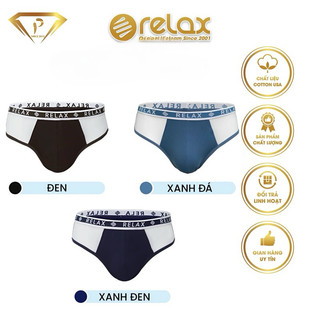 Quần lót relax rltk023 quần lót cotton usa, phối lưới