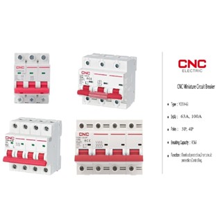 CB đóng ngắt 3 pha  AC 32A, 63A, 100A 400V/ 3P và 4P