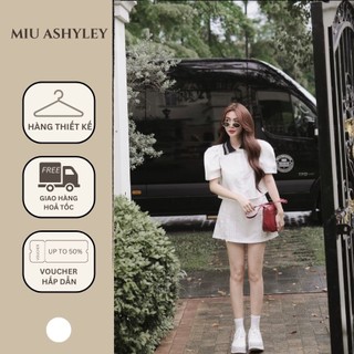 Set áo sơmi bồng vai kèm chân váy phối bèo 𝐇𝐀𝐏𝐏𝐘 𝐒𝐄𝐓/ 𝐄𝐍𝐈𝐓𝐘 𝐃𝐑𝐄𝐒𝐒 - 𝐀𝐒𝐇𝐘𝐋𝐄𝐘