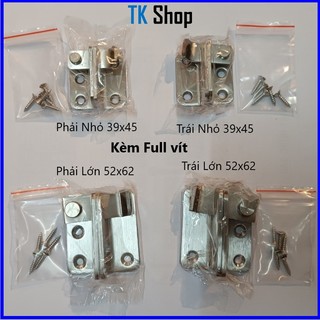 Chốt khóa cửa inox 304 FULL ỐC VÍT, then cửa bằng thép không gỉ K01 chắc chắn và bền bỉ - 003