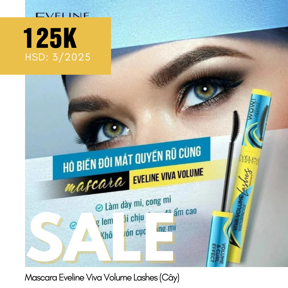 Mascara Eveline Viva Volume Lashes (Cây)