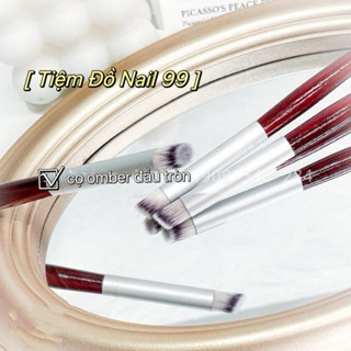  Cọ ombre đầu tròn chất lồng mềm dề dặm sơn gel và loang gel màu 
