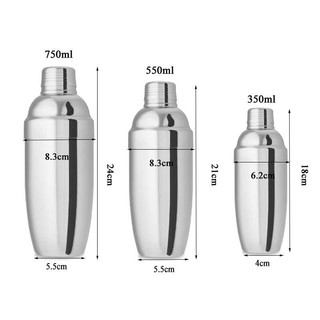 Bình Lắc Inox (Shaker) 3 size chuẩn pha chế