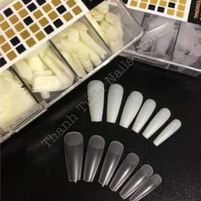Hộp 500 Móng Úp HSM hàng chuẩn form loại 1 có sẵn 22 loại - GB HSM - Tổng kho đồ nail HSM | BigBuy360 - bigbuy360.vn