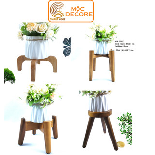 Giá để chậu cây, đôn gỗ để chậu hoa để bàn/ kệ để chậu cây kiểng lựa chọn size - cmart home