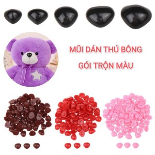 ❌ mũi dán làm mũi thú nhồi bông,thú len handmade diy