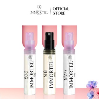 (Hộp 3 | Set 5) Nước Hoa IMMORTEL Paris | N°8, N°777, 206 | 3x3 mL - EDP Chính hãng Pháp