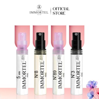 (Hộp 4) Nước Hoa IMMORTEL Paris | 5 Sens, N°8, N°89, N°3 | 4x3 mL - EDP Chính hãng Pháp