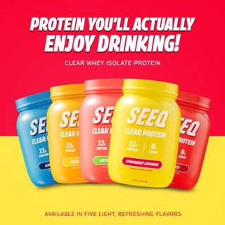 Clear Whey tốt nhất thế giới SEEQ 700g : bổ sung đạm vị trái cây