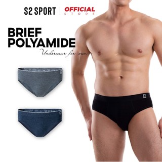 Quần lót nam S2 SPORT sịp tam giác cao cấp cạp chun dệt liền co giãn, thoáng mát khử khuẩn - SBF88.2