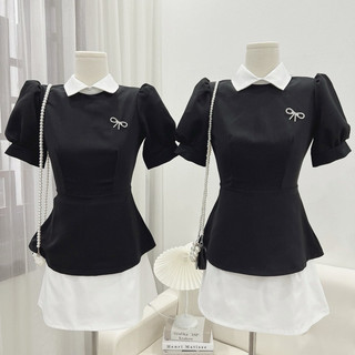 [N.T BIGSIZE] SET TIỂU THƯ ĐEN PHỐI TRẮNG