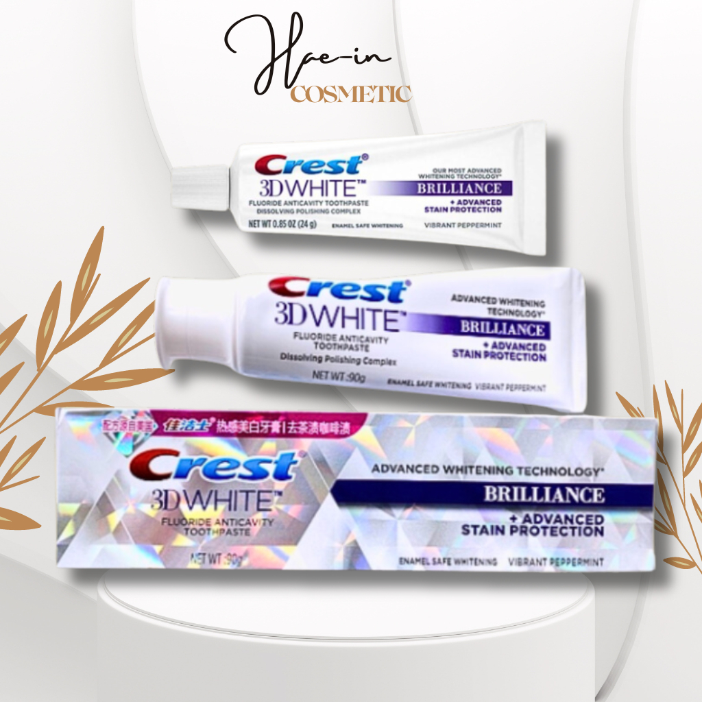 Kem đánh răng Crest 3D White Brilliance trắng răng -