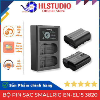 Bộ Pin Sạc SmallRig EN-EL15 3820 - HL Studio - Hiệu Suất Cao - 2040mAh