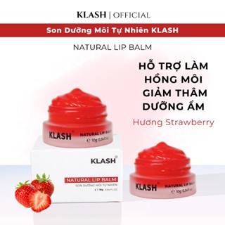[Combo 2 hộp] Son dưỡng môi tự nhiên KLash hỗ trợ làm hồng môi, giảm thâm, dưỡng ẩm môi 10g
