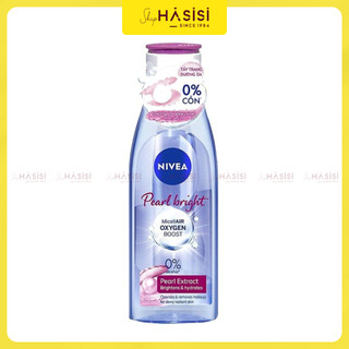 Nước Tẩy Trang Da Thường & Khô NIVEA - Pearl Bright Micellair Oxygen Boost 200ml (Hồng)