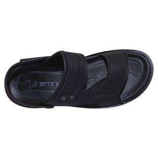 Sandal đế bằng nam Bita's SUM.119 (Vàng bò + Đen + Nâu)
