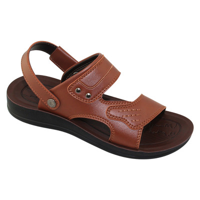 Sandal đế bằng nam Bita's SUM.119 (Vàng bò + Đen + Nâu)