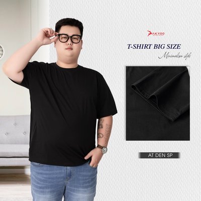 Áo Thun Nam Bigsize 80-140kg AKYOO Cao Cấp, Chất Liệu Cotton Co Giãn, Thoáng Mát- AT DEN SP-AT THAN SP-AT CHIM-THAN