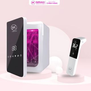 Combo Máy Tiệt Trùng & Nhiệt Kế Hồng Ngoại Niraki