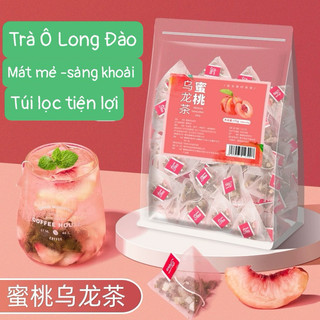 Trà đào, trà túi lọc tiện lợi, trà detox thanh lọc cơ thể
