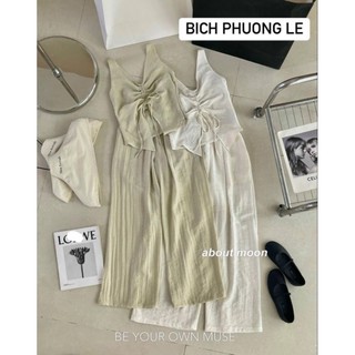 Set đũi áo sát nách rút ngực + quần xuông cùng màu