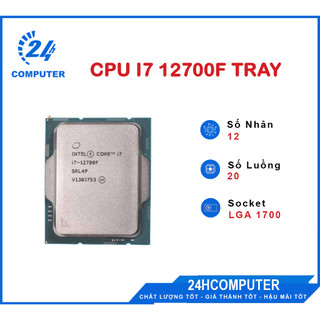 CPU INTEL CORE I7-12700 - 12700F New Tray