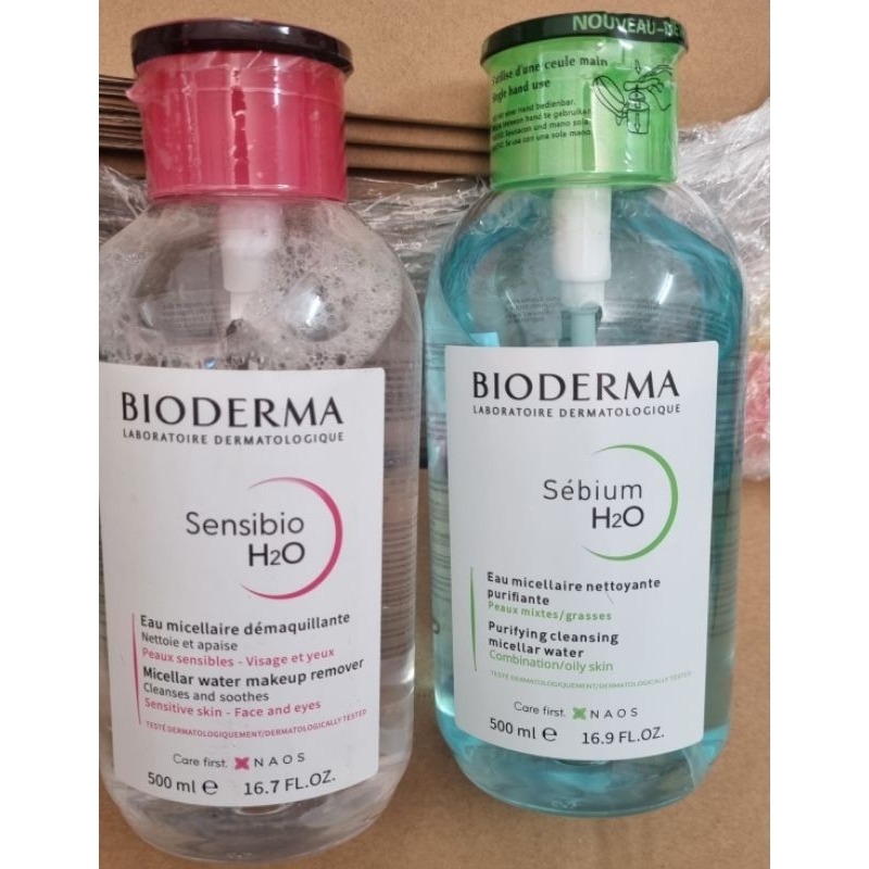 Nước tẩy trang Bio.derma Sensibio H20 500ml dành cho da dầu da hỗn hộp | BigBuy360 - bigbuy360.vn