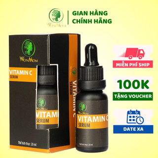 [ Giảm 35K - Đơn 339K ] Serum Vitamin C Giúp Trắng Hồng, Tái Tạo Da Mặt Wonmom 20ml