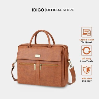 Túi xách Laptop nam nữ 15" ngăn kéo trước thanh lịch IDIGO MB2-6010-00