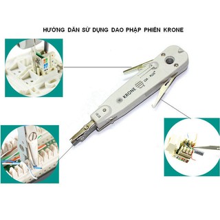 Tool nhấn mạng Krone màu Trắng