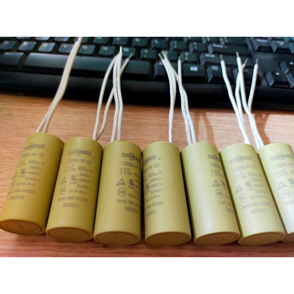 Tụ Quạt Trần 2.5uf và 2.6uf, Tụ Quạt Cây 2uf