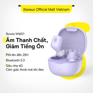 Tai Nghe Baseus WM01 Bluetooth 5.3 tai nghe Chống Ồn Có Micro điều Khiển Bằng Cảm ứng
