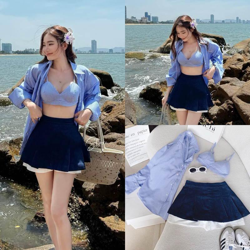SET 3 MÓN SƠMI + CHÂN VÁY