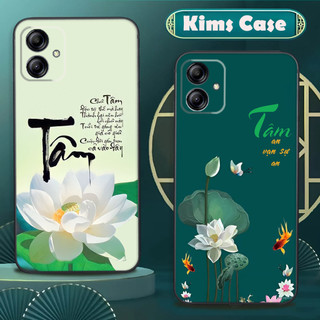 Ốp lưng Samsung A04 / A04S / A04e / A05 / A05s thư pháp tâm an,tài lộc,phong thủy giá rẻ đẹp/Kim Case