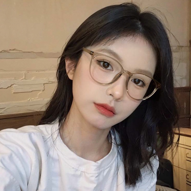 Gọng kính cận nhựa gọng oval TYSON kính mắt thời trang nam nữ lắp cận kèm hộp khăn GỌNG KÍNH TYSON 1