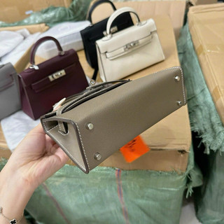 [KL205]Túi H sz 20.5 tag bạc ko box