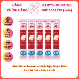 Tách Thanh Lẻ - Meiji Thanh 1-3 Nội Địa Nhật Bản Mẫu Mới - Thanh 5 Viên