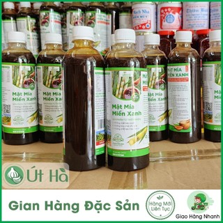 Mật Mía Nguyên Chất Tự Nhiên Quảng Ngãi Chai 500ml Sản Xuất Thủ Công Từ Cây Mía Đường - Út Hà Đặc Sản