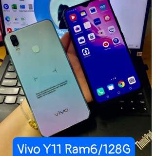 điện thoại Chính Hãng giá rẻ Vivo Y11 máy 2sim ram 6G/128G, Màn hình: IPS LCD6.35"HD+, lướt Tiktok Zalo FB Youtube,BH12T