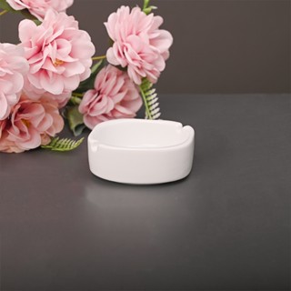 Gạt tàn sứ dáng vuông - Cốc gạt tàn thuốc lá cao cấp Sứ Long Phương