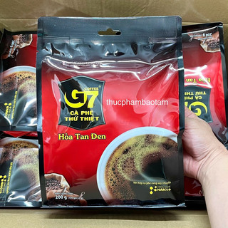Cà phê g7 hoà tan đen bịch 100 gói - hàng date mới