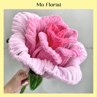 Hoa hồng khổng lồ bằng kẽm nhung - Hoa hồng kẽm nhung khổng lồ - MƠ FLORIST