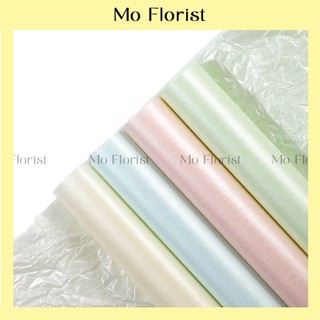 Giấy nhăn ng.ọc trai - giấy nến - giấy nhăn gói hoa không thấm nước - mơ florist