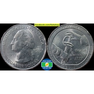 Đồng xu Quarter Dollar Mỹ 2015, Saratoga
