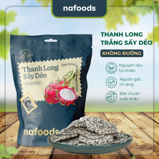Thanh long ruột trắng sấy dẻo không đường nafoods - túi 100g