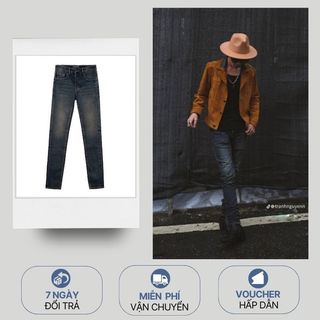 Quần Skinny Jeans Nam Nhập khẩu cao cấp | Dirty Blue Skinny Jeans