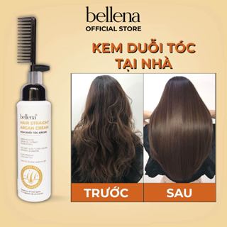 Thuốc duỗi tóc tại nhà kem ép duỗi tóc tại nhà bảo vệ không tổn thương tóc Bellena DT 250ml