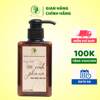 [ Giảm 35K - Đơn 339K ] Dung dịch vệ sinh phụ nữ thảo mộc, giúp thơm tho, sạch sẽ vùng kín Wonmom ( 150 ml )