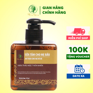 [ Giảm 35K - Đơn 339K ] Sữa Tắm Thảo Mộc Mềm Mại, Sáng Hồng Da Cho Mẹ Bầu Wonmom 250ml